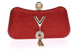LUXY MOON Women Evening Bags Fashion Tassel Lady Diamond Clutch Chain Shoulder Bag Small Purse Messenger Bag Handbags ZD739