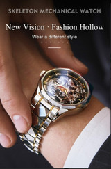 Luxury Skeleton Mechanical Men's Watch