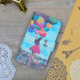 Luxury Wallet PU Leather Case Cover For Doogee X5 Max PRO Case 5.0 Flip Cover Cartoon Painting Phone Bag With Card Holder Stand