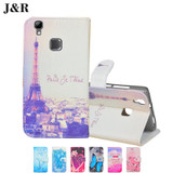 Luxury Wallet PU Leather Case Cover For Doogee X5 Max PRO Case 5.0 Flip Cover Cartoon Painting Phone Bag With Card Holder Stand