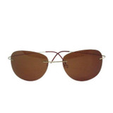 Luxury Ultra-light Flexible Pure Titanium Rimless Mirror Polarized Sunglasses Eyeglasses Eyewear Unisex Oculos de sol feminino