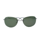 Luxury Ultra-light Flexible Pure Titanium Rimless Mirror Polarized Sunglasses Eyeglasses Eyewear Unisex Oculos de sol feminino