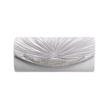 Luxury Satin Rhinestone Pleated Shining Women Evening Clutch Bag Ladies Day Clutch Bridal Handbag Wedding Party Bags Bolsa Mujer Luxury Satin Rhinestone Pleated Shining Women Evening Clutch Bag Ladies Day Clutch Bridal Handbag Wedding Party Bags Bolsa Mujer