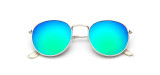 Luxury Round Sunglasses Women Men Brand Designer Vintage Retro Mirror Sun Glasses For Women Ladies Sunglass oculos de sol R096