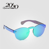 Luxury Rimless Sunglasses Women Original Brand Designer Sun glasses Mirror Lady Eyewear Integrated Lens Oculos de sol feminino
