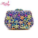 Luxury rhinestone handmade women evening wedding party purse bridal wedding party wallet purses bag jeweled purse clutches