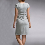 Maternity V-Neck Nursing Short Dress