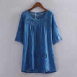 Maternity Shirts Short Sleeve Loose Blouses Tops Clothes for Pregnant Women Spring Summer Pregnancy Clothing