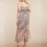 Maternity Ruffled Maxi Dress