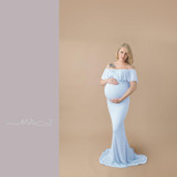 Maternity Photography Props Pregnancy Clothes Maxi Maternity photography Dress Sleeveless Maternity Dress For Photo Shooting
