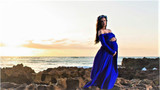 Maternity Photography Props Pregnancy Clothes Maxi Maternity photography Dress Long sleeve Maternity Gown For photography Props