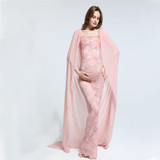 Maternity Photography Props Pregnancy Lace Dress Maxi Maternity photography Dress Sleeveless Maternity Dress For Photo Shooting
