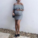 Maternity Off Shoulder Dress