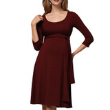 Maternity Multifunctional Nursing Short Dress