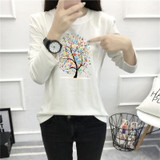 Maternity Long Sleeve Tops Nursing T Shirt Clothes for Pregnant Women Print Tees Autumn Breastfeeding Undershirt Pregnancy Top