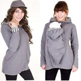 Maternity Hoodies Hooded Coat Winter Autumn Kangaroo Carrier For Maternity Pregnant Clothes Baby Carrier Jacket S-2XL