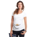 Maternity Funny Baby Loading T Shirts Pregnant Women T Shirt Clothes Tops Tees Pregnancy Wear Clothing