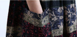 Maternity Dresses for Pregnant Women Vintage Dress for Pregnant Autumn Winter Loose Maternity Clothing Pregnancy Clothes