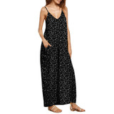 Maternity Dress Pregnant women dress Summer Fashion Dresses clothes for pregnant women Print V Neck Sleeveless Long Dress