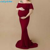 Maternity Dress Photography Props Pregnancy Maxi Clothes Maternity photography Princess Maternity Women Shoot Props Long Dress
