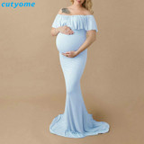 Maternity Dress Photography Props Pregnancy Maxi Clothes Maternity photography Princess Maternity Women Shoot Props Long Dress