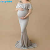 Maternity Dress Photography Props Pregnancy Maxi Clothes Maternity photography Princess Maternity Women Shoot Props Long Dress