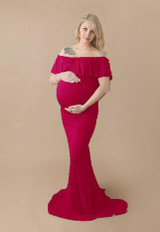 Maternity Dress Maternity Photography Props Sexy Maxi Dress Elegant Fancy Pregnancy Photo Shoot pregnant Women Long Dress