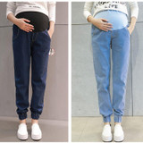 Maternity Denim Trousers Pregnancy Jeans For Pregnant Women Jeans High Waist Pregnancy Clothes Pants Maternity Clothes B0184