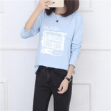 Maternity Clothes Autumn Fashion Long Sleeve Breastfeeding Tops for Pregnant Women Letter Print Pregnancy Tee Nursing T Shirts