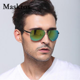 Maskros Revo Coating Pilot Polarized Sunglasses for Men Brand Designer 2017 Polarizing Driving Sun Glasses for Man Mirrore UV400