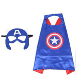 Mask + cape superman spiderman kids superhero capes batman cape superhero costume suits for boys girls for party