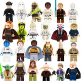 Star Wars building blocks Luke Skywalker Yoda Han Solo Leia Gungan k-3po Thrawn Shaak Ti figures DIY bricks toys for children