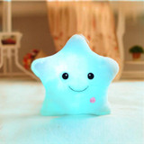Star Luminous Pillow Juguetes for Girls Stuffed Soft Plush Glow Cushion Star Smile Led Light Pillow Kids Toys for Children gift