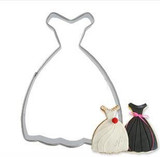 Stainless Steel Women Skirt Shape Cake Mold Cookie Cutter Fondant Cake Decorating Tools Sugarcraft Cutter Cake Baking Tool