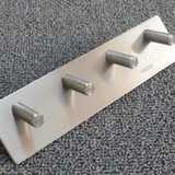 Stainless Steel Stick 1/2/4 Hooks Bathroom Clothes Robe Holder Rack Hook Wall Hanger Coat Towel Hanger Hooks Wall Mounted