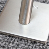 Stainless Steel Stick 1/2/4 Hooks Bathroom Clothes Robe Holder Rack Hook Wall Hanger Coat Towel Hanger Hooks Wall Mounted