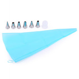 Special Hot 8 in 1 Silicone Reusable Cake Piping Bag Icing Cream Pastry Decorating Tool Decorating Tip Sets Kitchen Accessories