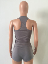 Special design ladies sexy jumpsuit waist cut out bodycon jumpsuit shorts bodysuit women rompers 3147