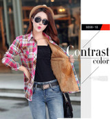 SPARSHINE Women's Plaid Shirt 20 Colors Flannel Thick Warm Female Long Sleeve Tops M-XXL Winter Check Blouse Blusas Femininas