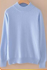 Sparsil 2017 Cashmere Blend Sweater Women Christmas Knitted Sweater Tops Female Long Sleeve Autumn Winter Turtleneck Pullovers