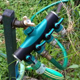 2017 New Garden Hose Pipe Splitter Plastic Drip 3/4'' Irrigation Water Connector Agricultural 4 Way Tap Connectors
