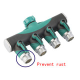 2017 New Garden Hose Pipe Splitter Plastic Drip 3/4'' Irrigation Water Connector Agricultural 4 Way Tap Connectors