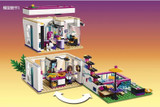 2017 New Friends Series Livi's Pop Star House Building Blocks Compatible with LegoINGly Friends Andrea With Two Figures Toy