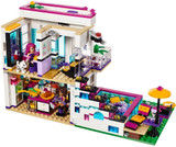 2017 New Friends Series Livi's Pop Star House Building Blocks Compatible with LegoINGly Friends Andrea With Two Figures Toy