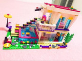 2017 New Friends Series Livi's Pop Star House Building Blocks Compatible with LegoINGly Friends Andrea With Two Figures Toy