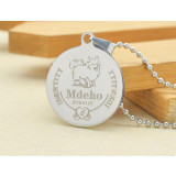2017 New Free Engraving Personalized Pet Tag Identification Customized Dog Tag The Name Phone Any Text for The Pet Accessories