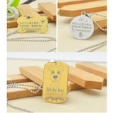 2017 New Free Engraving Personalized Pet Tag Identification Customized Dog Tag The Name Phone Any Text for The Pet Accessories