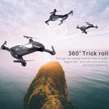 2017 New Foldable Mini Selfie Drone Folding Aerial Four-axis Aircraft WIFI Phone Control RC Helicopter Drone