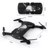 2017 New Foldable Mini Selfie Drone Folding Aerial Four-axis Aircraft WIFI Phone Control RC Helicopter Drone