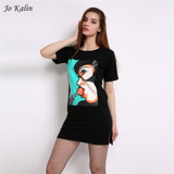 2017 new fashion women summer dress casual cotton short sleeve office t shirt dresses with pockets vestidos plus size